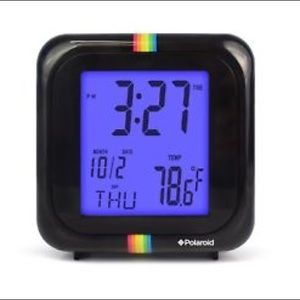 New Polaroid Digital Clock w/ Alarm, temperature